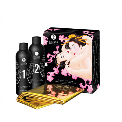 ENSEMBLE DE MASSAGE - Saveur Fraise