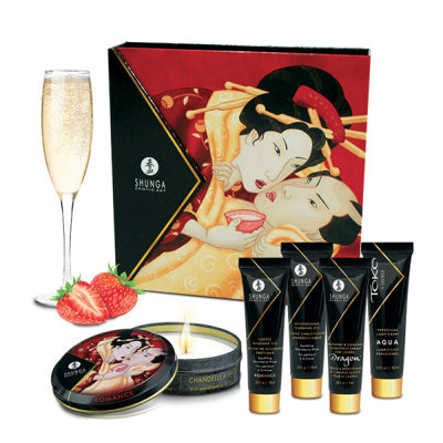 ENSEMBLE GEISHA - Vin Pétillant à la Fraises