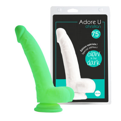 GLOW IN THE DARK - Dildo 7.5p